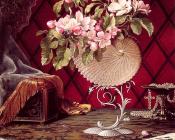 Still Life with Apple Blossoms in a Nautilus Shell - 马丁·约翰逊·赫德